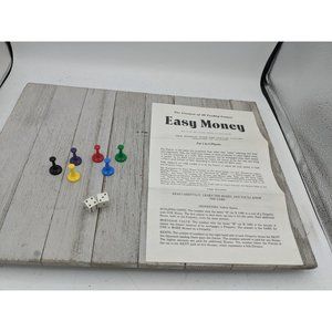 Easy Money 1974 Board Game Replacement Parts Pieces Pawns Token Dice Instruction